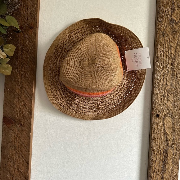 New Sigrid Olsen Kids Girls Sun Hat Foldable Easy Travel Boho - Picture 4 of 9